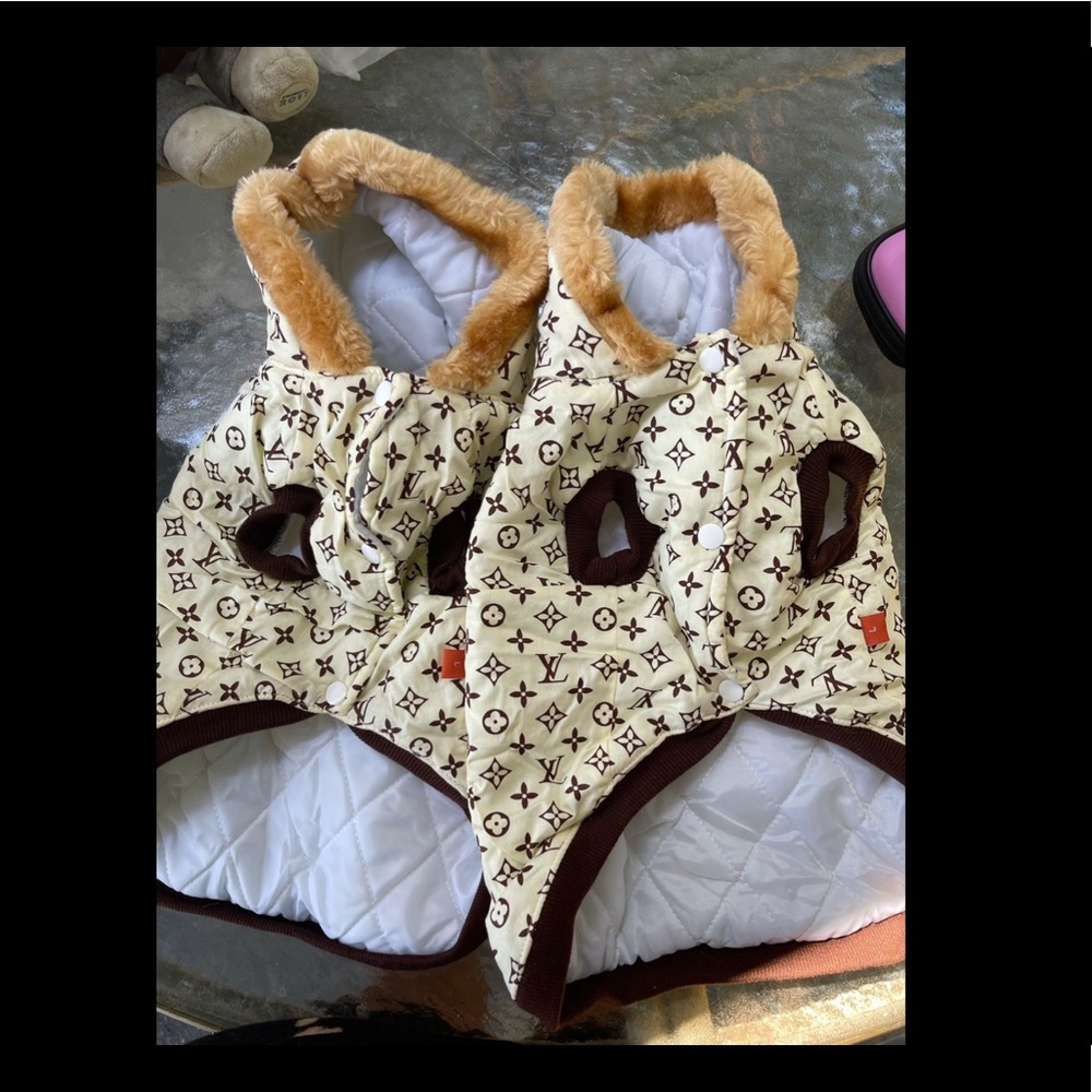 LV doggy sweater
